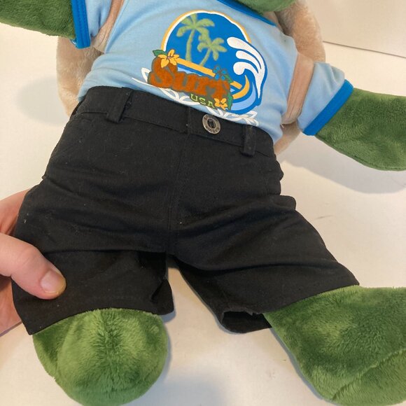 Build A Bear Trekkin Turtle W Removeable Backpack Shell Stuffed Plush Animal 16" - Picture 8 of 12